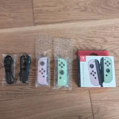 Switch用ジョイコン (L)パステルパープル/(R) パステルグリーン　純正