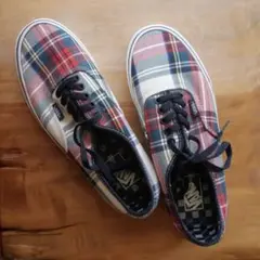【デッドストック】08年製VANS/Authentic/チェック柄/US9.0