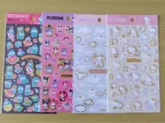 サンリオキャラクターシール4シートセット