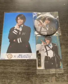 刀剣乱舞 東京ドームシティ ブロマイド ウエハース カード 缶バッジ 松井江
