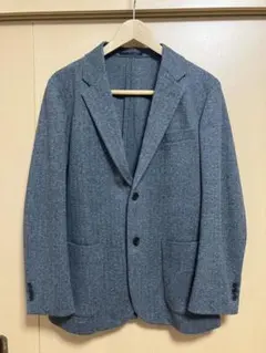 UNIQLOコンフォート2Bジャケット/ヘリンボーン柄/Gray/サイズＭ