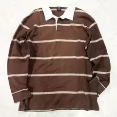 Power to the People ボーダー ラガーシャツ ラグビー 2XL