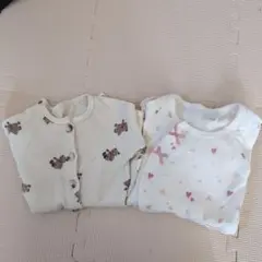 長袖ロンパース　2枚
