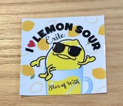 EXILE I LOVE LEMON SOUR ステッカー
