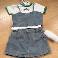 パワーパフガールズ Tシャツ デニム セットアップ