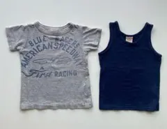 DENIM DUNGAREE Tシャツ タンクトップ 2枚セット 110cmのサムネイル