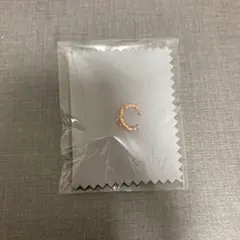 ゴールド C型 イヤーカフ ストーン付き