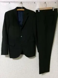 103233 MALE&CO シングルスーツ上下 　こげ茶チェック　A6