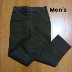 【美品】メンズゴルフパンツ ダークグリーン