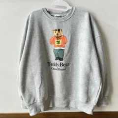レディース　スウェット　裏起毛　SpRay TeddyBear