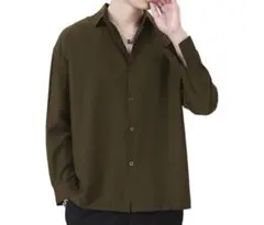 M☘️シャツ メンズ 半袖 長袖 ゆったり 吸汗速乾 無地 柔らかい 快適な軽い