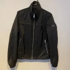 【未使用新品同様】PRADA ブラック ナイロンジャケット Sサイズ PRADA - PRADA プラダ/ナイロンジャケット/トライアングルロゴ