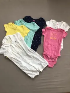 女の子　ロンパース他　6点セット　サイズ〜60