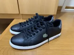 LACOSTE ブラック スニーカー　25.5㎝　レディース　メンズのサムネイル