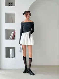 andmary Murphy flare mini skirt - メルカリ