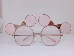 ミッキー　ピンク　サングラス　ディズニー　ランド　シー　グッズ　カチューシャ
