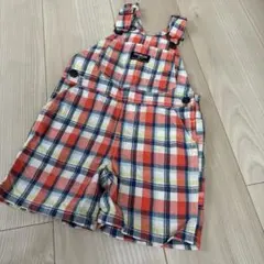 OshKosh チェック柄オーバーオール　18ヶ月