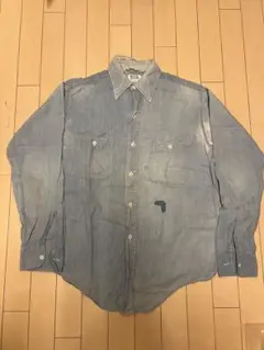 お*ぜ様 50’s 60’s USA製 シャンブレーシャツ 【雰囲気系】