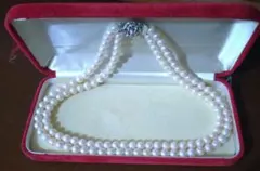 【値下げ】ホワイトパール 2連ネックレス　 フォーマル