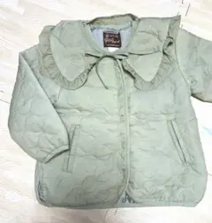 petit main プティマインのキルティングジャケット　 フリル付き