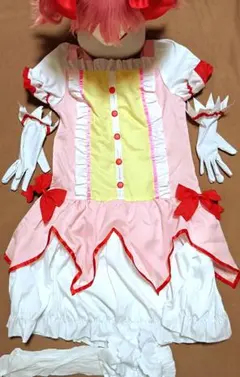 魔法少女まどか☆マギカ コスプレ 鹿目まどか 衣装 ウィッグ 付き М まどマギ