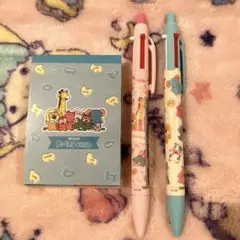 たべっ子どうぶつ ミニメモ ボールペン3点セット