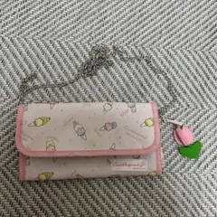 すみっこぐらし柄ポーチ チェーン付き