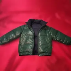 ベネトン　リバーシブルダウンジャケット　９０㎝　収納フード付き