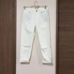 バーバリーブルーレーベルホワイトデニム