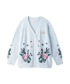 【FEILER】ニットカーディガン　SNIDEL HOME 新品未使用　サックス