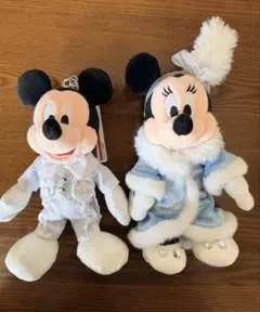 ビッグバンドビート ミッキー＆ミニー ぬいぐるみ2点セット タグ付き