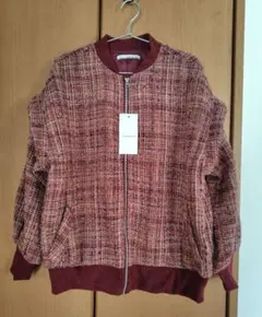 【未使用】エレンカーレデュエ　ツイードチェックブルゾン