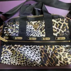 LESPORTSAC ゼブラ柄 ボストンバック 3点セット - メルカリ