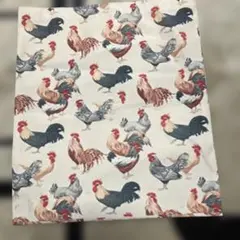 またまたお値下げ❣️新品未使用❣️幸せを呼ぶ鶏プリント トートバッグ