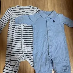 ラルフローレン ロンパース 2点セット 60 70 男の子 ベビー ポニーのサムネイル
