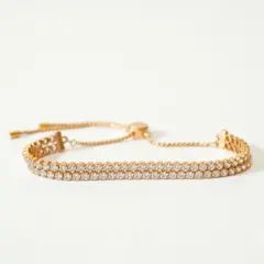 【美品】スワロフスキー Matrix Tennisブレスレット