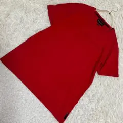 EMPORIO ARMANI Tシャツ レッド M カジュアル オシャレ 着回し