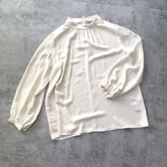 【早い者勝ち！】theory luxe アイボリー 長袖ブラウス