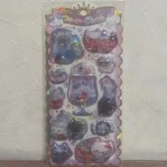 正規品　キラキラ　ウォーターインシール　ストーン付き　カプセルシール　ねこ