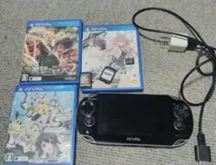 PS Vita PCH-1000 コントローラー ケース 充電器付き - メルカリ