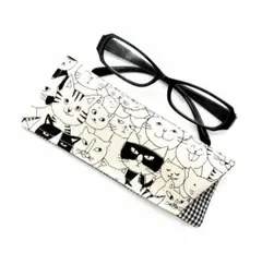 ハンドメイド　メガネケース