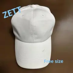 ZETT ベースボールキャップ ホワイト