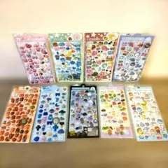 な*の様 ぷくぷくシール 大量 夜光シール ぷっくりシール きゅんポップ 3Dシ