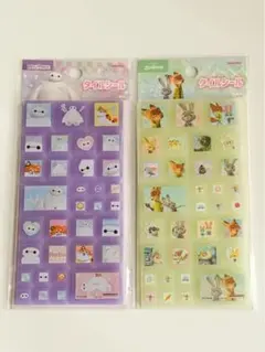 ズートピア　ベイマックス　タイルシール　ディズニー　2シートセット　シール