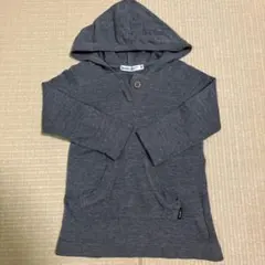＊美品＊Bebe 薄手パーカー　グレー　90cm