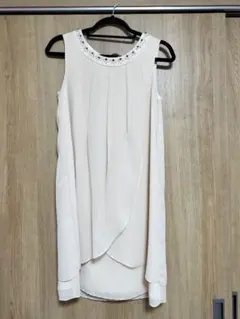 Queen Claret フォーマル ノースリーブ ワンピース