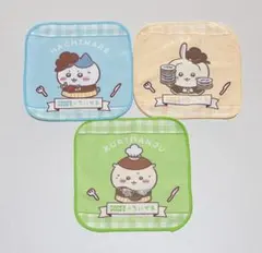 ちいかわ ココスコラボ ハンカチセット ハチワレ＆うさぎ＆くりまんじゅう