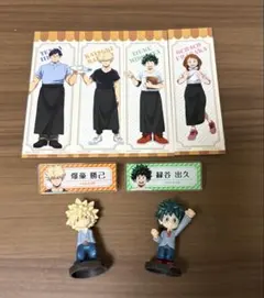 ヒロアカ タワレコカフェ コラボ 名札バッジ ネームタグ 爆豪 緑谷 名札