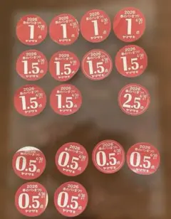 【18.5点】ヤマザキ　2026春のパンまつり 応募券