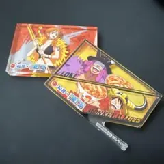 松屋 ONE PIECE オリジナルアクリルブロック箸置き　2種セット